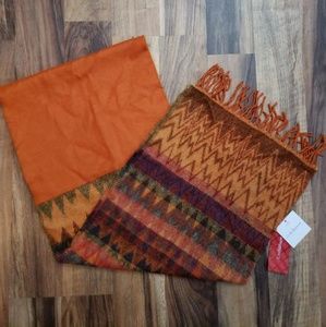 Croft and Barrow Orange Scarf • NWT